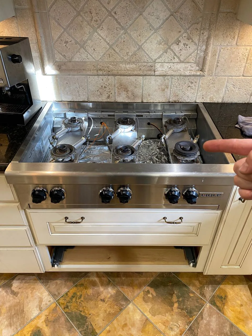 Wolf convection fan repair